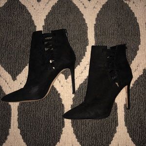 Black aldo high heel booties